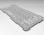 Arabische Tastaturaufkleber für MAC & Laptop (14x14mm), transparent mit Schutzlack Blau