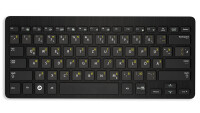 Russische Aufkleber für PC & Laptop Tastaturen - Oben-Rechts | 14x14mm | GELB