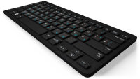 Russische Aufkleber für PC & Laptop Tastaturen - Unten-Rechts | 11x13mm | HELLBLAU