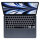 Russische / Deutsche Silikon Abdeckung für MacBook Pro 14/16" M1-M5, Air 13/15 M2-M5, Neo mit Touch ID Schwarz