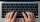 Russische / Deutsche Silikon Abdeckung für MacBook Pro 14/16" M1-M5, Air 13/15 M2-M5, Neo mit Touch ID Schwarz