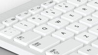 Englische Aufkleber für PC/Laptop & Notebook Tastaturen | 11x13 mm | Weiß