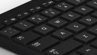 Englische Aufkleber für PC/Laptop & Notebook Tastaturen | 13x13 mm | Schwarz