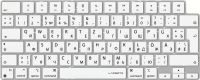 Russische / Deutsche Silikon Abdeckung für MacBook Pro 14/16" M1-M5, Air 13/15 M2-M5, Neo mit Touch ID
